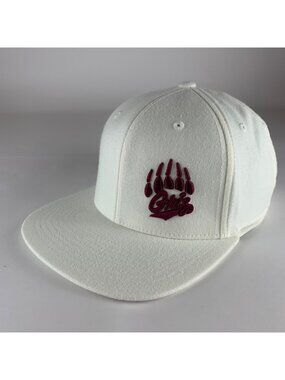 Montana Grizzlies NCAA White Yupoong Snapback Adjustable Hat